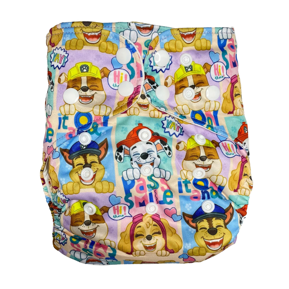 IN-STOCK Forever My Babies Cloth Diaper - Pink Puppy Heroes (Upright P –  Forever My Babies, LLC